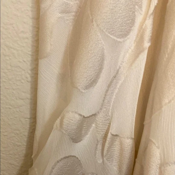 Lafayette 148 Elegant Cream Floral Skirt